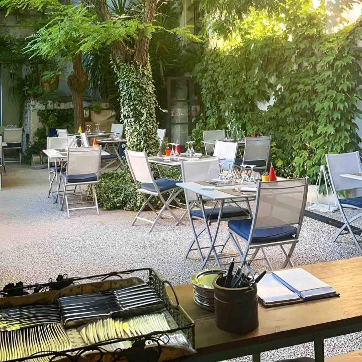 Terrasse du restaurant Fontvieille